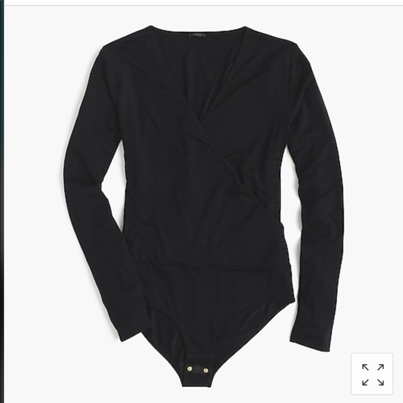 NWT!  JCREW Wrap Bodysuit - Picture 1 of 6